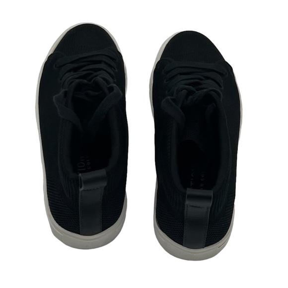 Kenneth Cole REACTION Black Lace Up Mid Top Sneakers Size 7 Men's - Picture 5 of 9